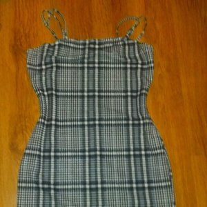 Gingham bodycon dress